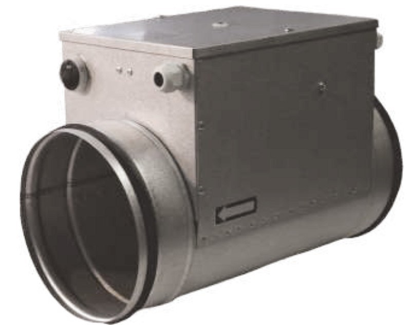 Круглый канальный электрический нагреватель Komfovent ARDHE-125-1 (-30..0)/(0...+30)