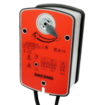 Электропривод DACOND DAC-BLF24-05 (5 Н·м, 24 В, для ОЗК, с пружиной)
