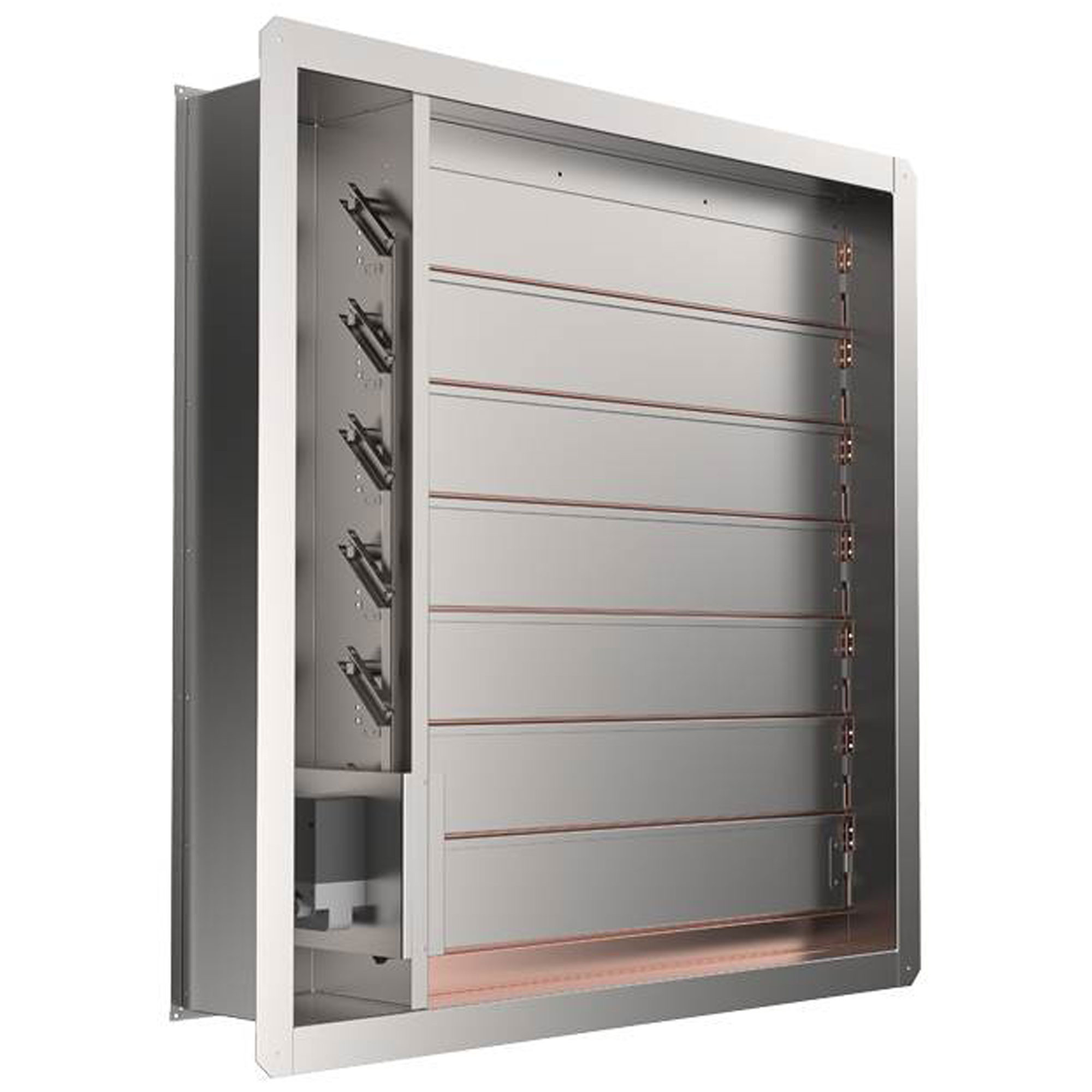 Клапан противопожарный SHUFT SHFDC-60-Mn-850_850-MB24-0-0-0-0, 850×850 мм, EI 60