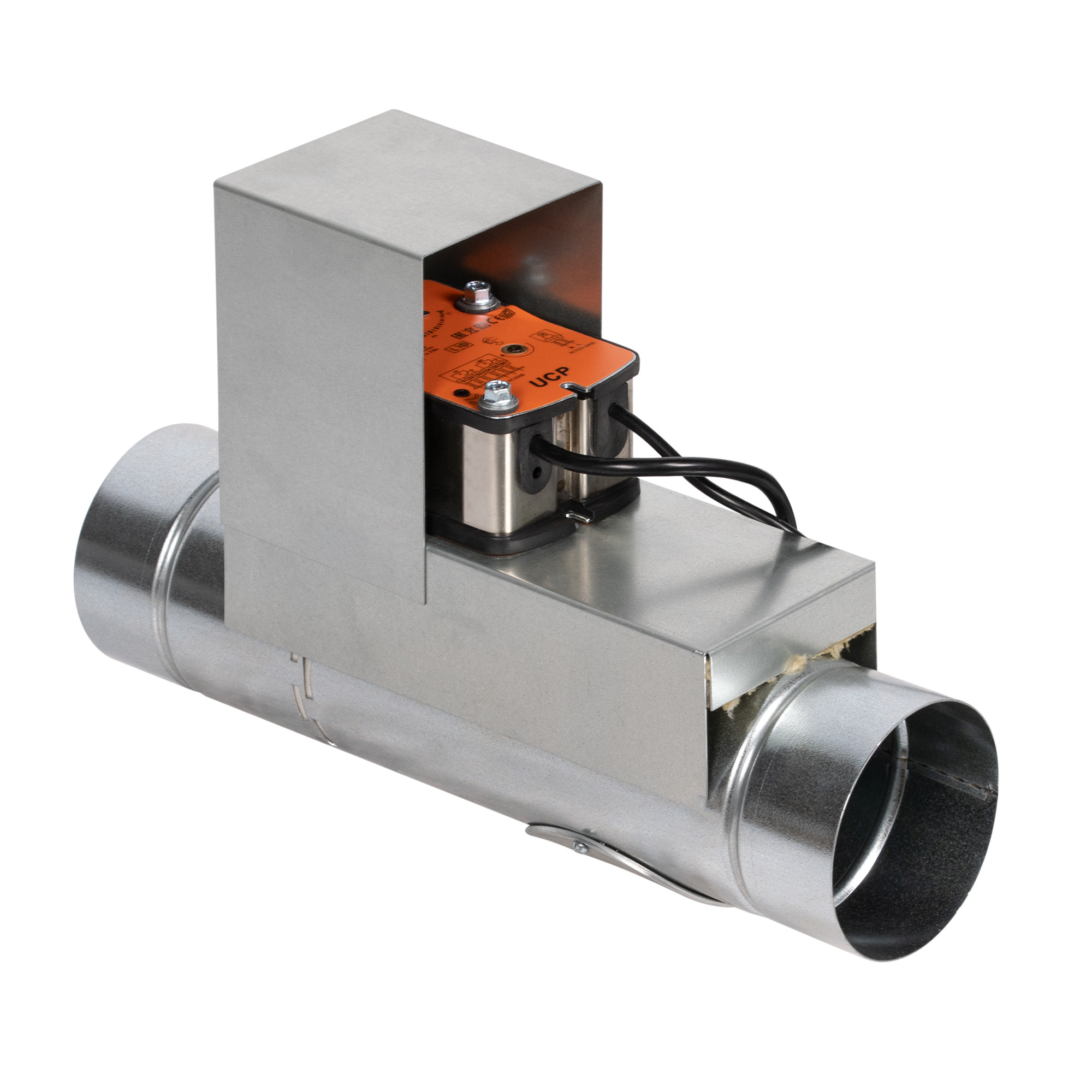 Клапан противопожарный SHUFT SHFDO-60-O-d100-EM230-0-0-0-0, Ø100 мм, EI 60