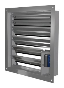 Клапан дымоудаления ДМУ-МС 350×350 многостворчатый