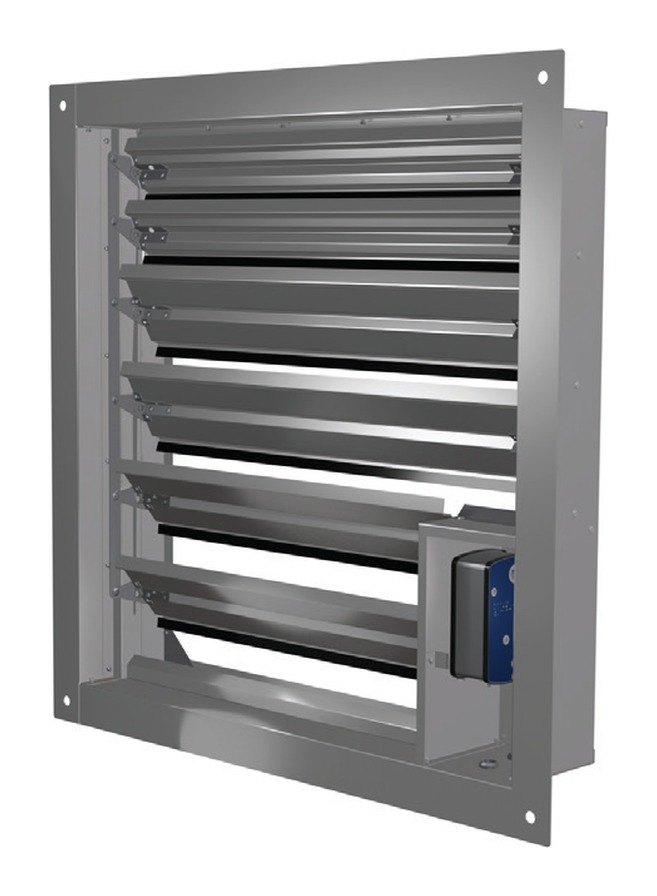 Клапан дымоудаления ДМУ-МС 350×500 многостворчатый