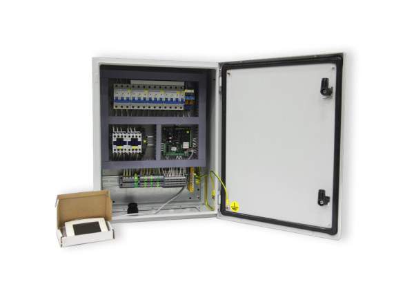 Щит управления с выносным пультом DMXGT/2,2кВт/V/Fi/HW/CW/CF/HE.4х16кВт/M-IP65