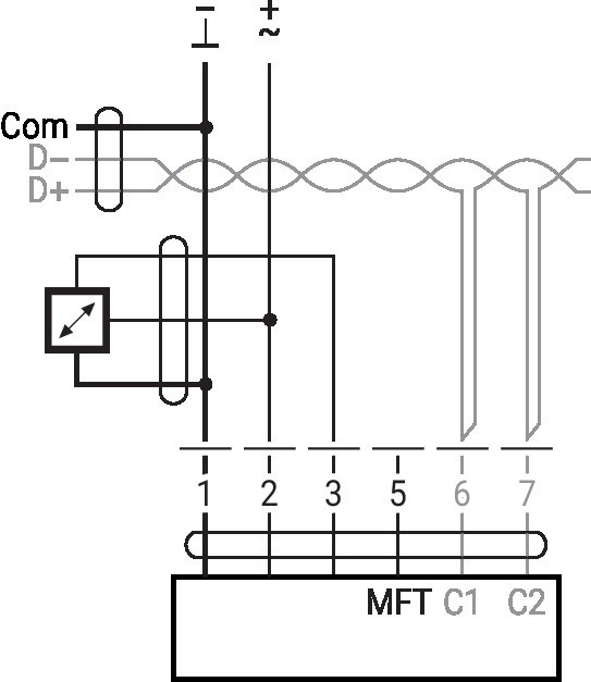NM24A-MOD — Схема подключения